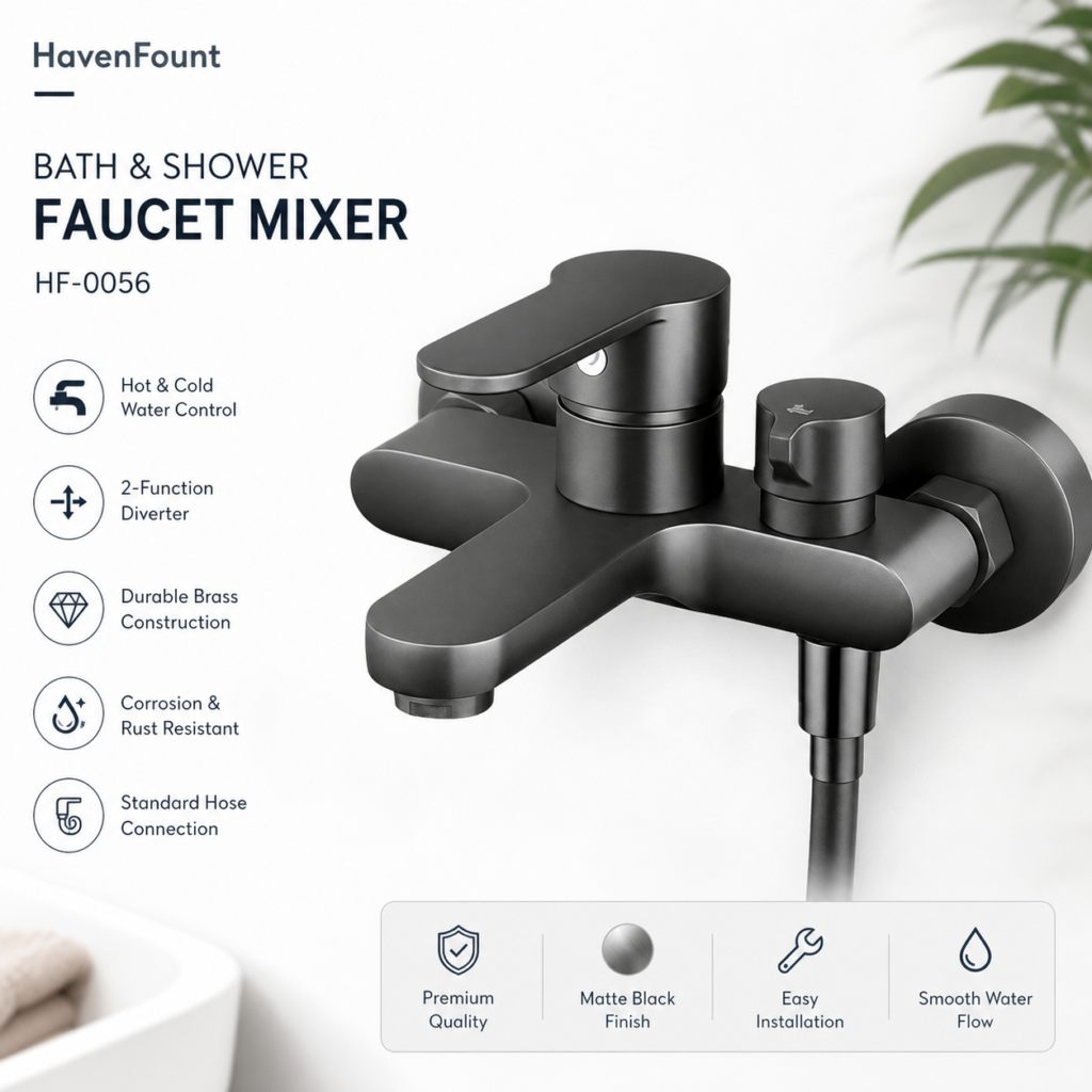 HavenFount Brass Bathroom Shower System | HF-0057