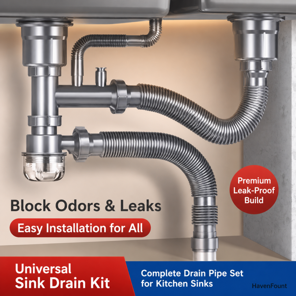 HavenFount Gunmetal Bathroom Shower System | HF-0059