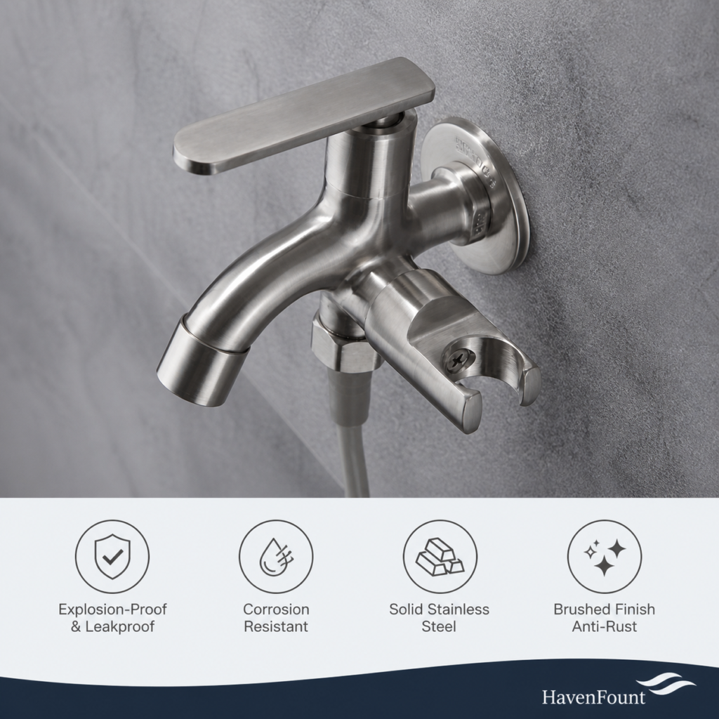 HavenFount SUS304 Bathroom Basin Faucet | HF-0073