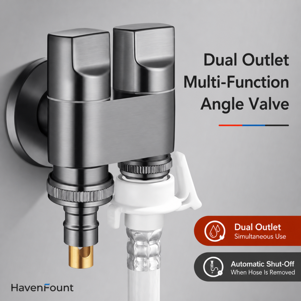 HavenFount Brass Plumbing Valve and Connector | HF-0093