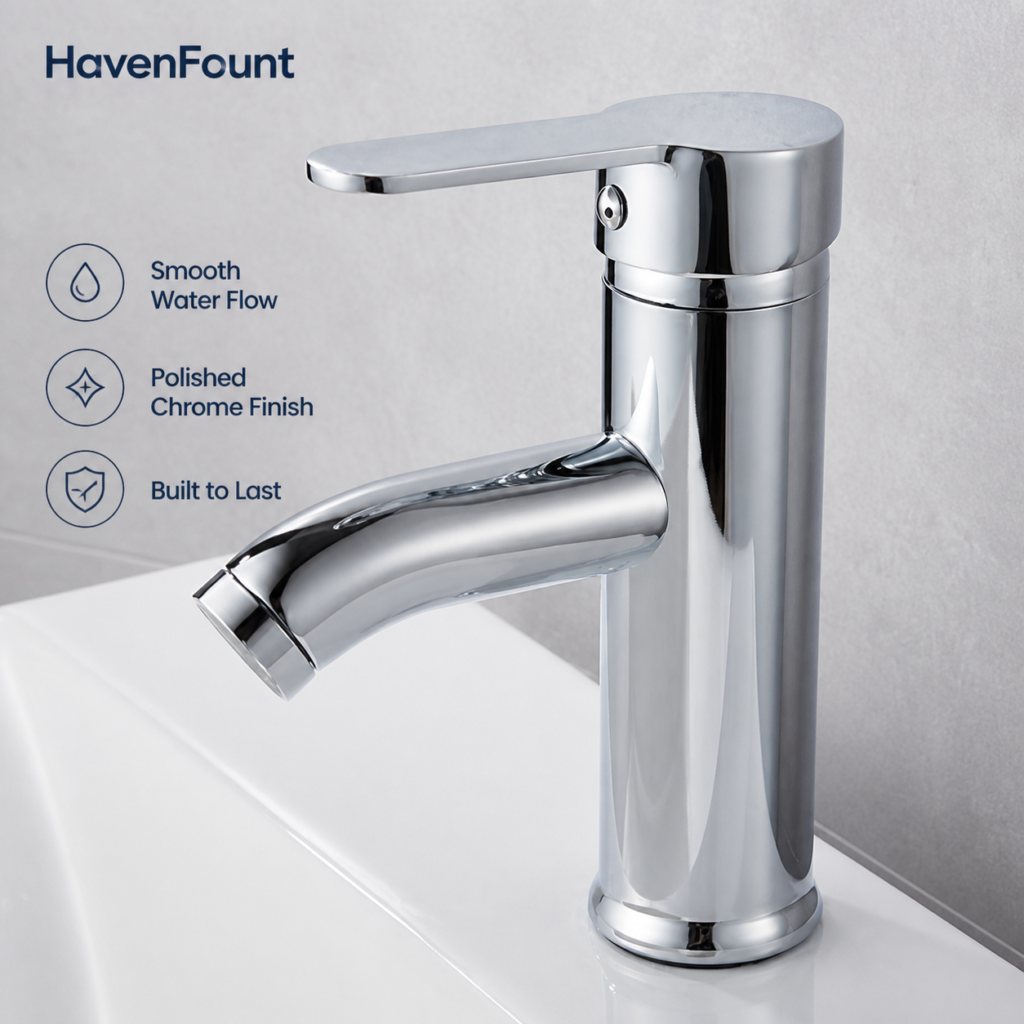 HavenFount Brass Chrome Bathroom Shower System | HF-0106