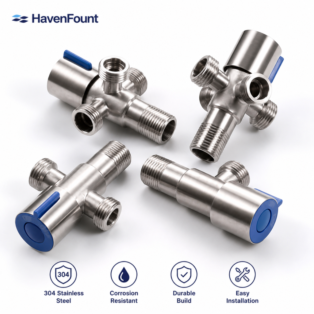 HavenFount SUS304 Plumbing Valve and Connector | HF-0107
