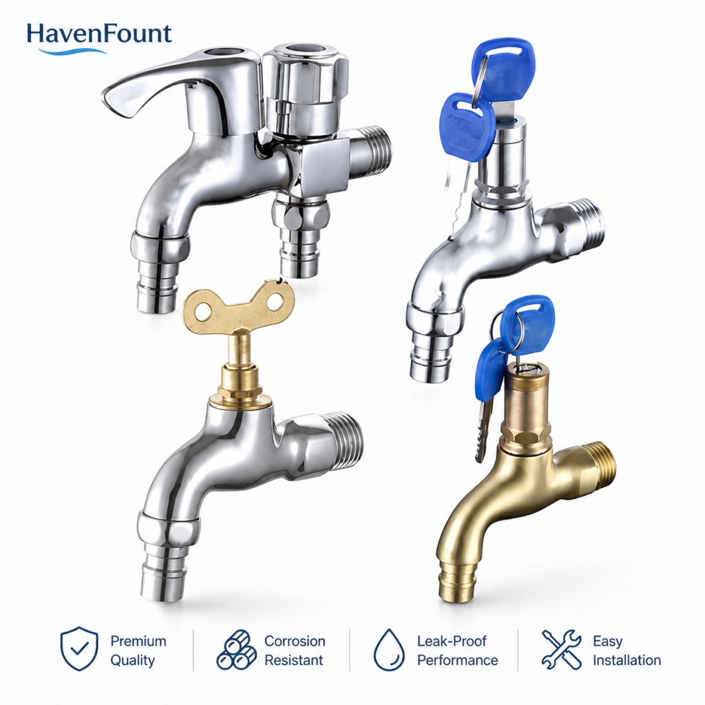 HavenFount Brass Plumbing Valve and Connector | HF-0111