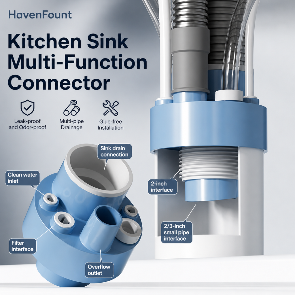 HavenFount Bathroom Drainage Fitting | HF-0123