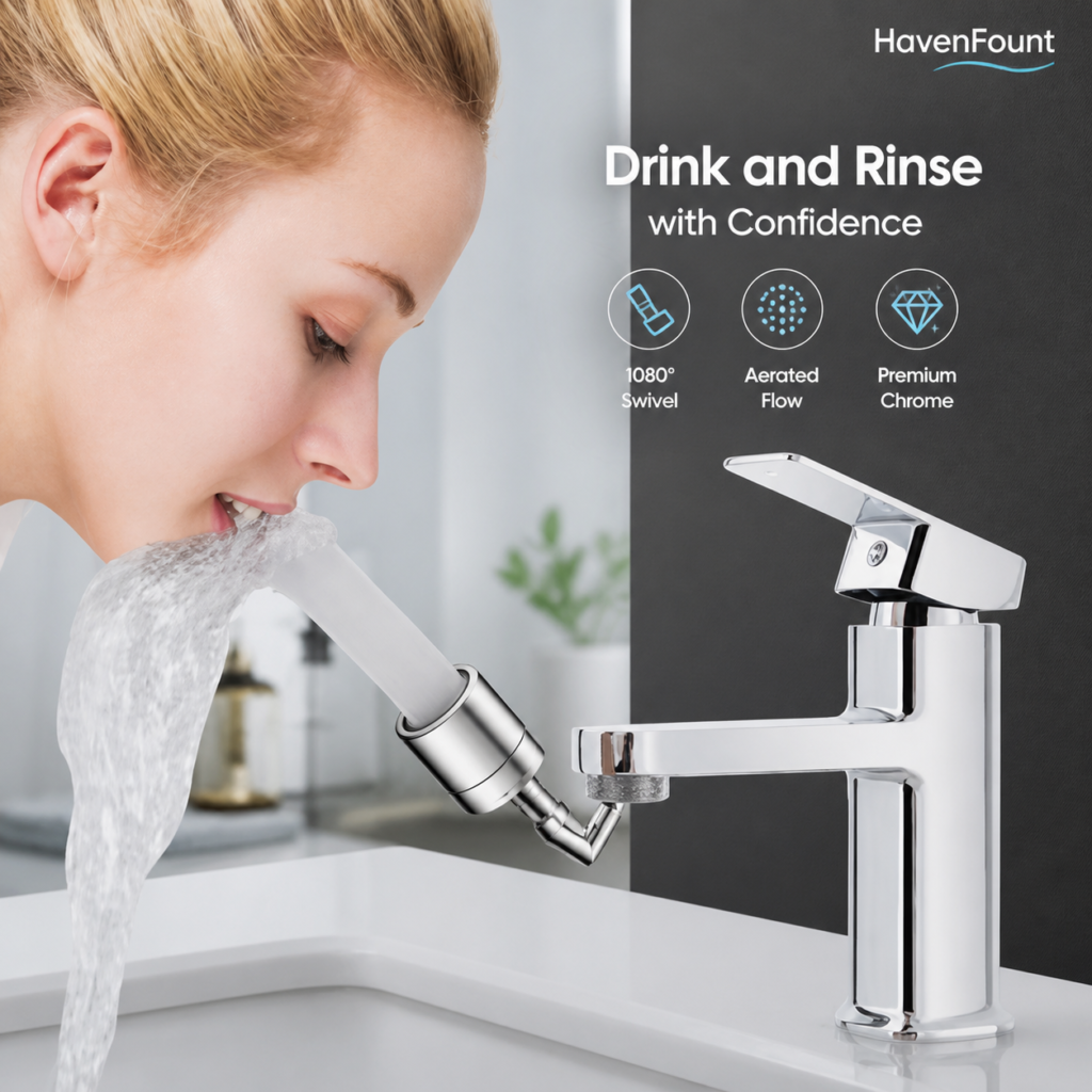 HavenFount Rotating Plumbing Valve and Connector | HF-0124
