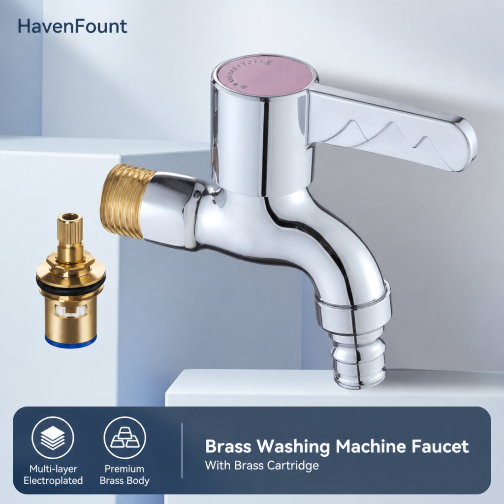 HavenFount Brass Bathroom Basin Faucet | HF-0137