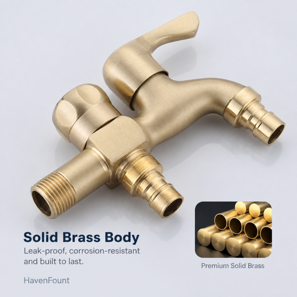 HavenFount Brass Bathroom Basin Faucet | HF-0143