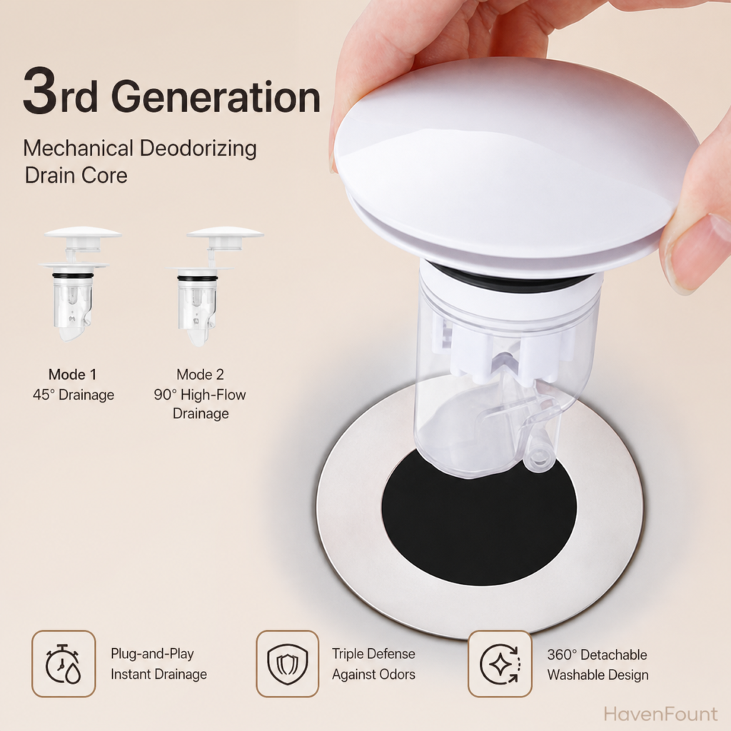 HavenFount Bathroom Drainage Fitting | HF-0151