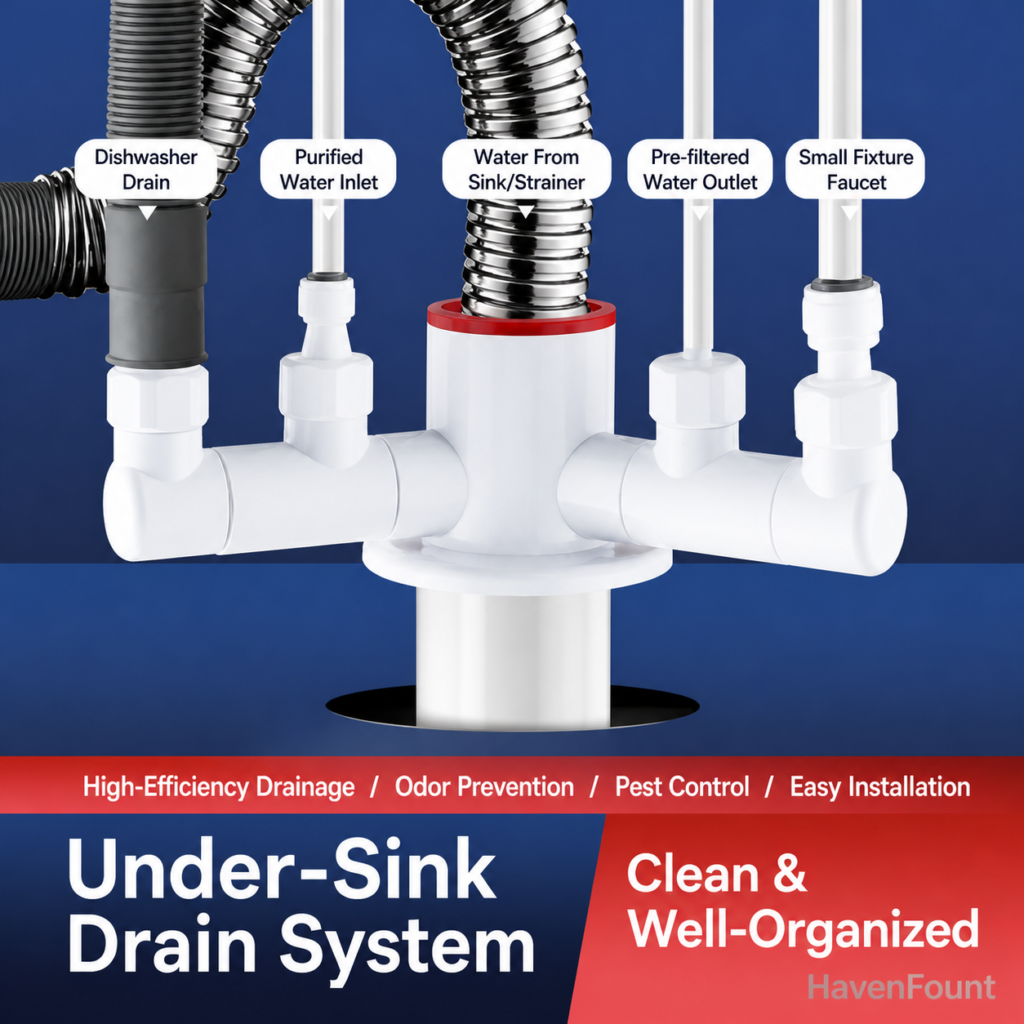 HavenFount Bathroom Drainage Fitting | HF-0153