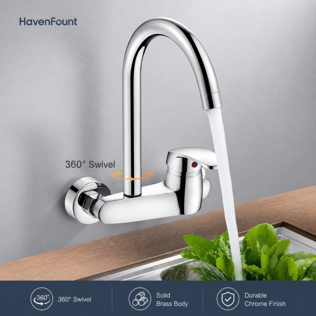 HavenFount Brass Bathroom Shower System | HF-0177