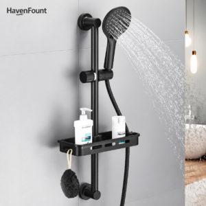 HavenFount Brass Black Bathroom Shower System | HF-0178