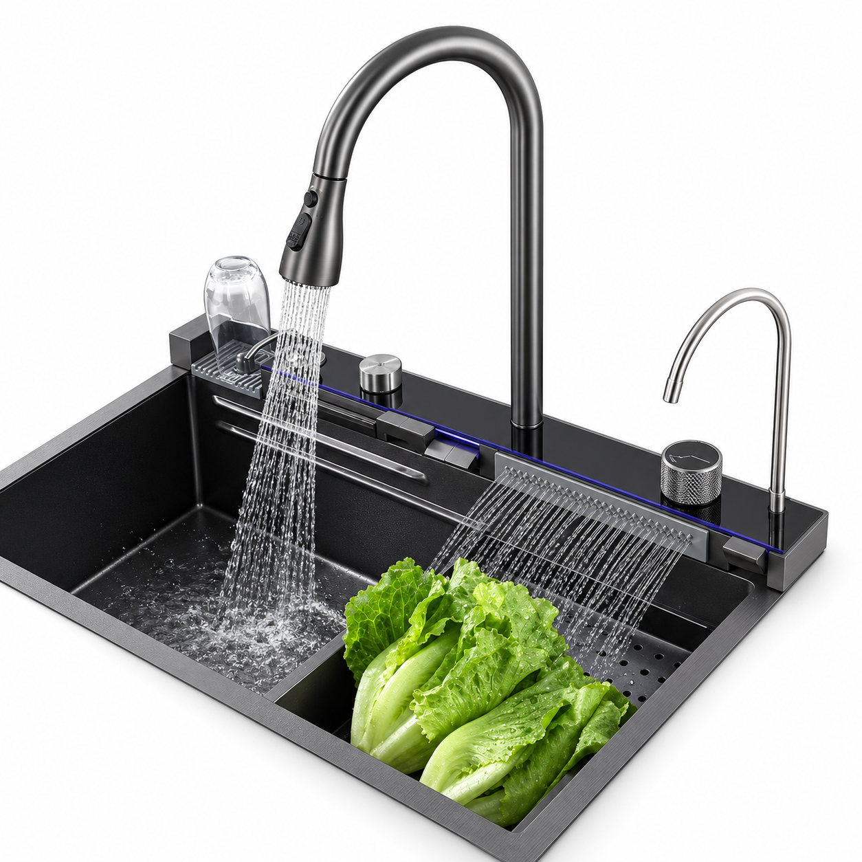 Digital Piano-Key Multi-Function Kitchen Sink