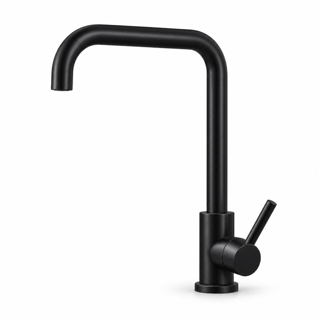 304 Stainless Steel Matte Black Kitchen Faucet Collection