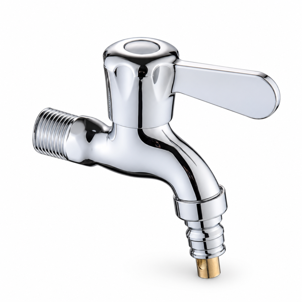 Brass Dual-Outlet Quick-Open Laundry Faucet
