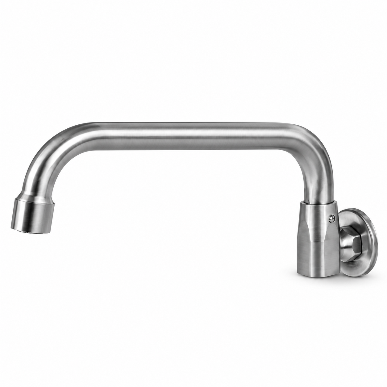 Wall-Mounted Commercial Swing-Spout Kitchen Faucet