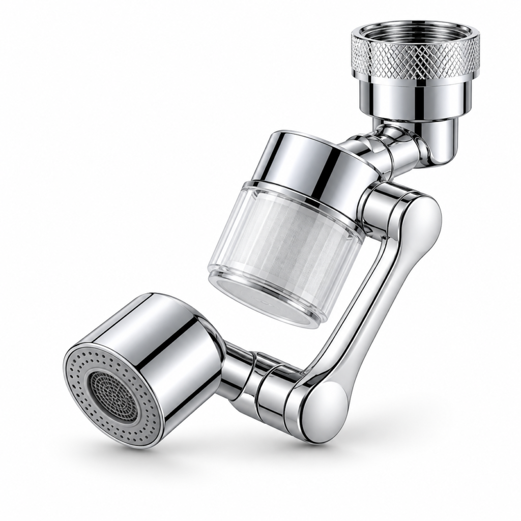 2-Mode Articulated Faucet Filter Aerator