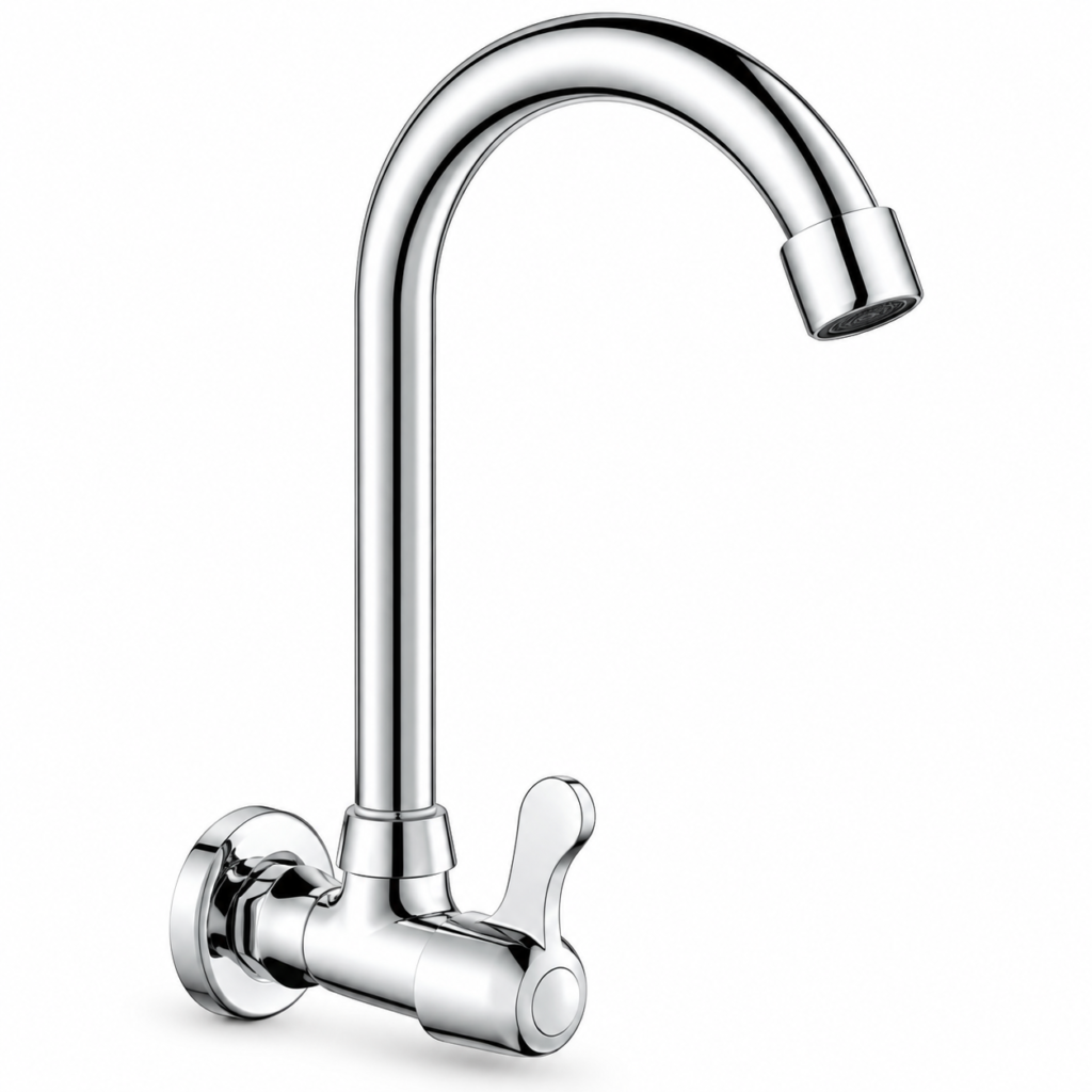 Cold-Water Swivel Kitchen Faucet