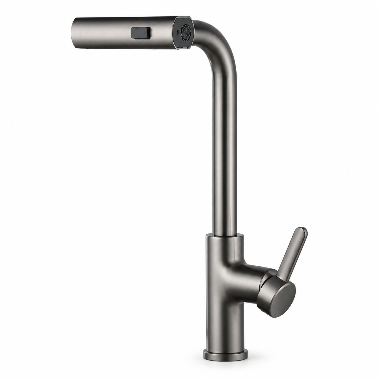 Solid Brass Pull-Out Waterfall Kitchen Faucet