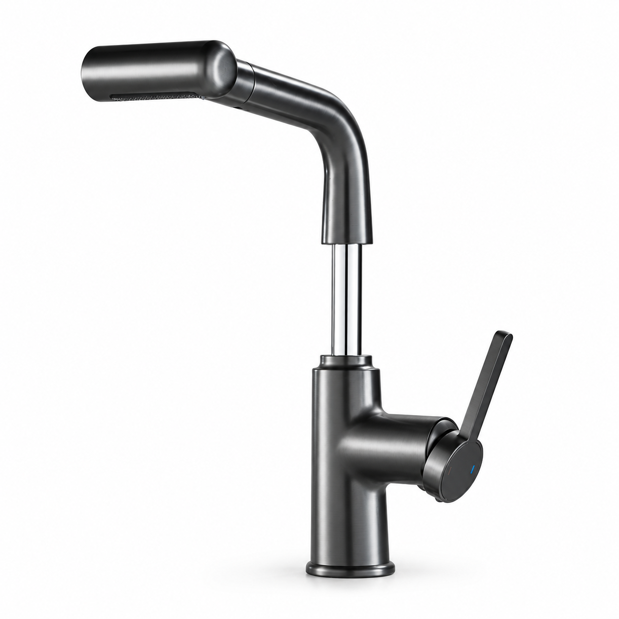 Solid Brass Pull-Out Waterfall Basin Faucet