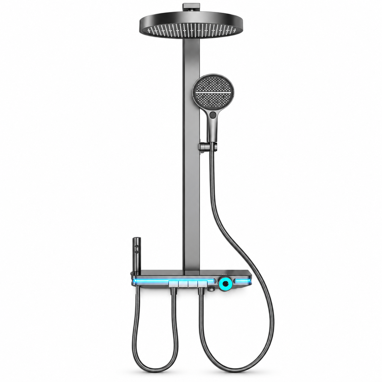 Aluminum Alloy Digital Thermostatic Shower System