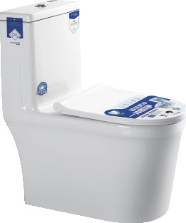 Toilettes monobloc en céramique HavenFount 700×380×750 mm, siphon 300 mm | HF-0316